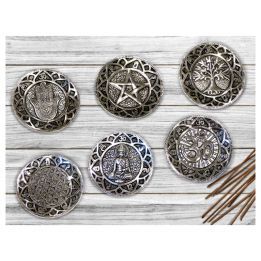 Incensario CIRCULAR metal -6 diseños